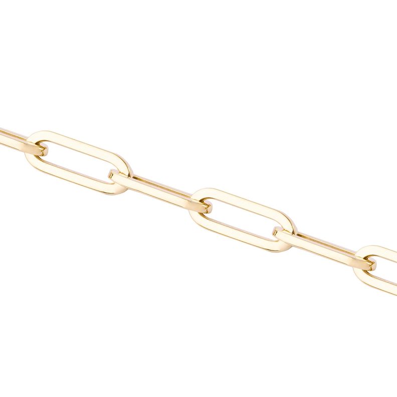 Pulsera de Oro 9kt Eslabones Largos-1