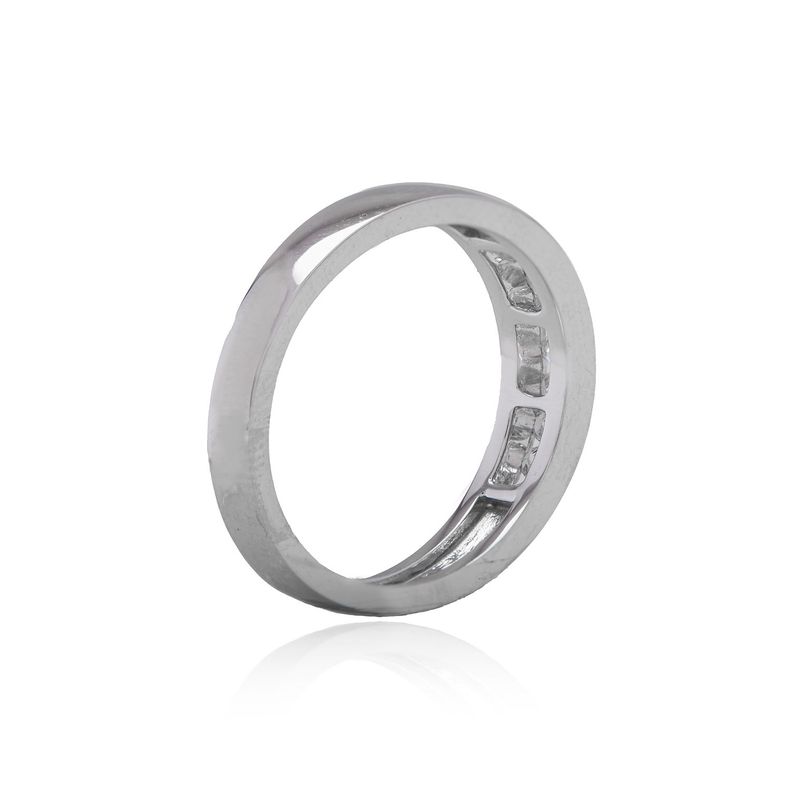 Anillo Oro Blanco 18kt Diamantes 22Pts-1