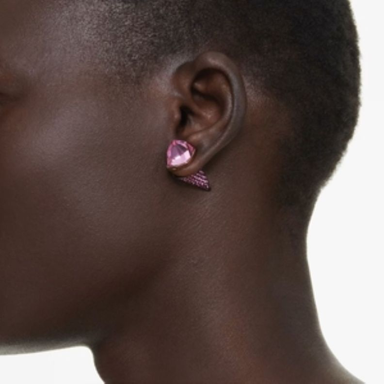 Aros Swarovski Botón Lucent-2