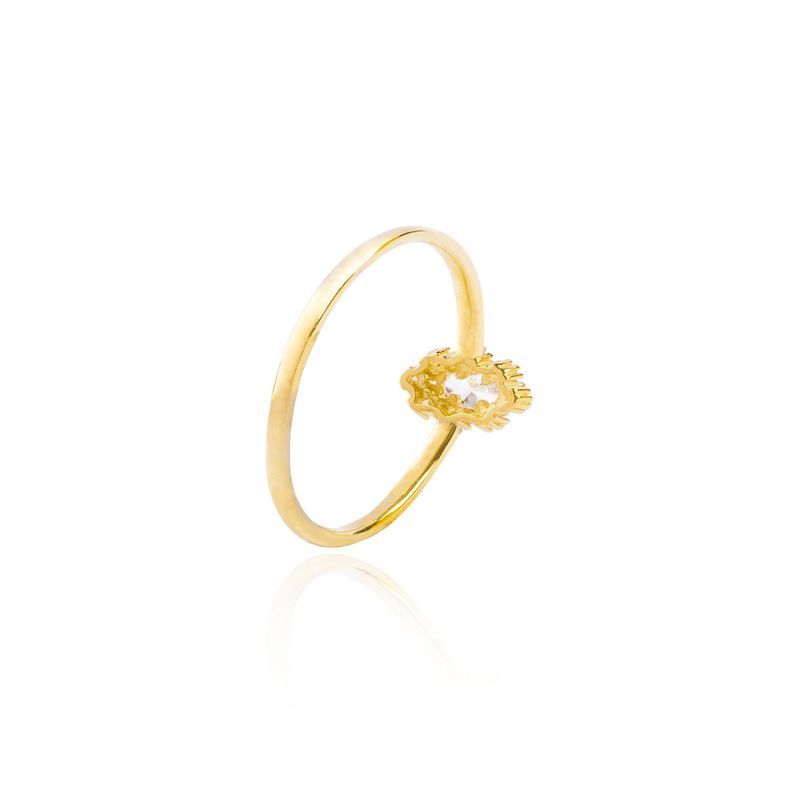 Anillo Compromiso de Oro 18Kt Lady Circonita-1