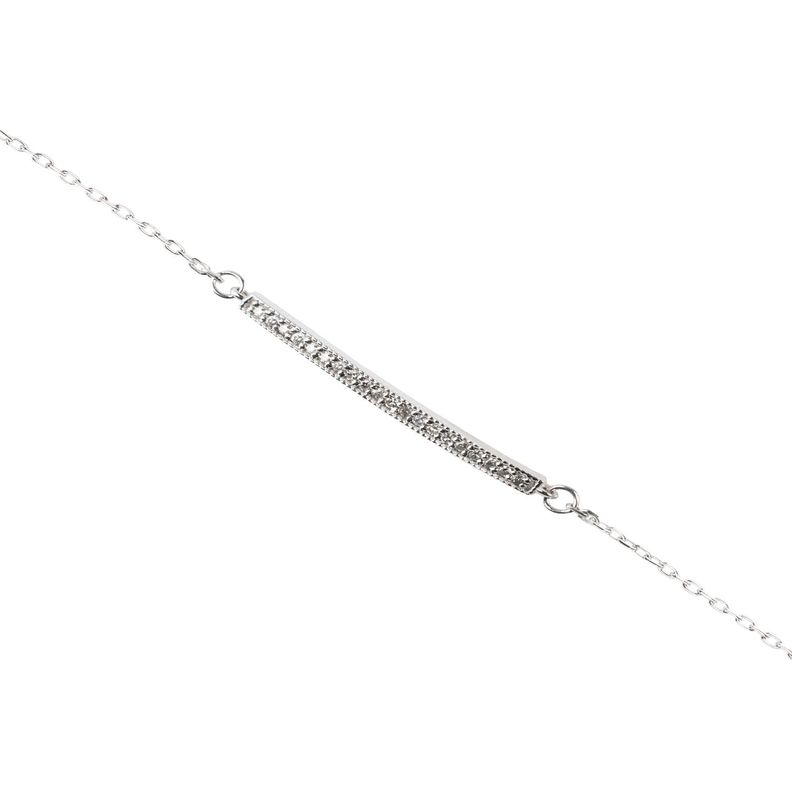 Pulsera Oro Blanco 18kt Diamantes 5Pts SI/H-1
