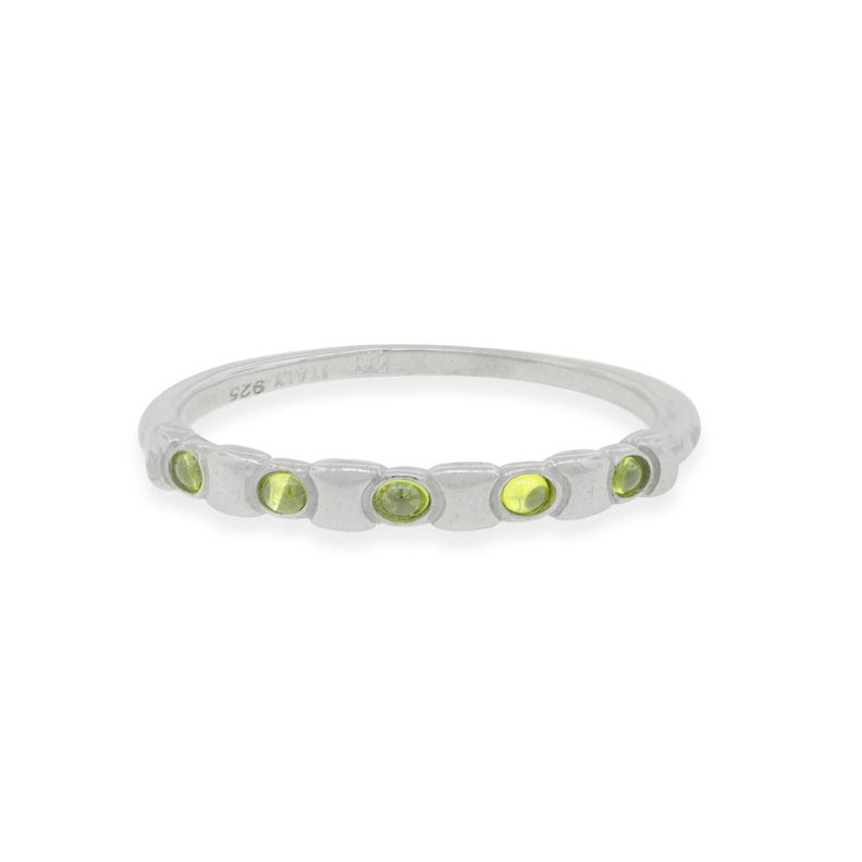 Anillo de Plata Esterlina 925 Esmeraldina-2