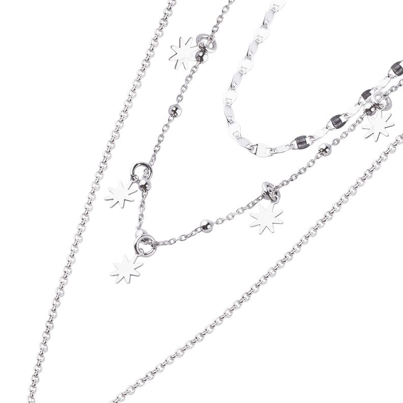 Collar de Plata Esterlina 925 Estrella de David-0