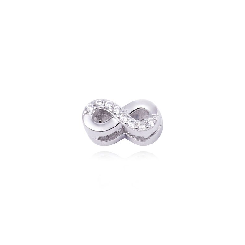 Dije de Plata broche Infinito con Circonita-0
