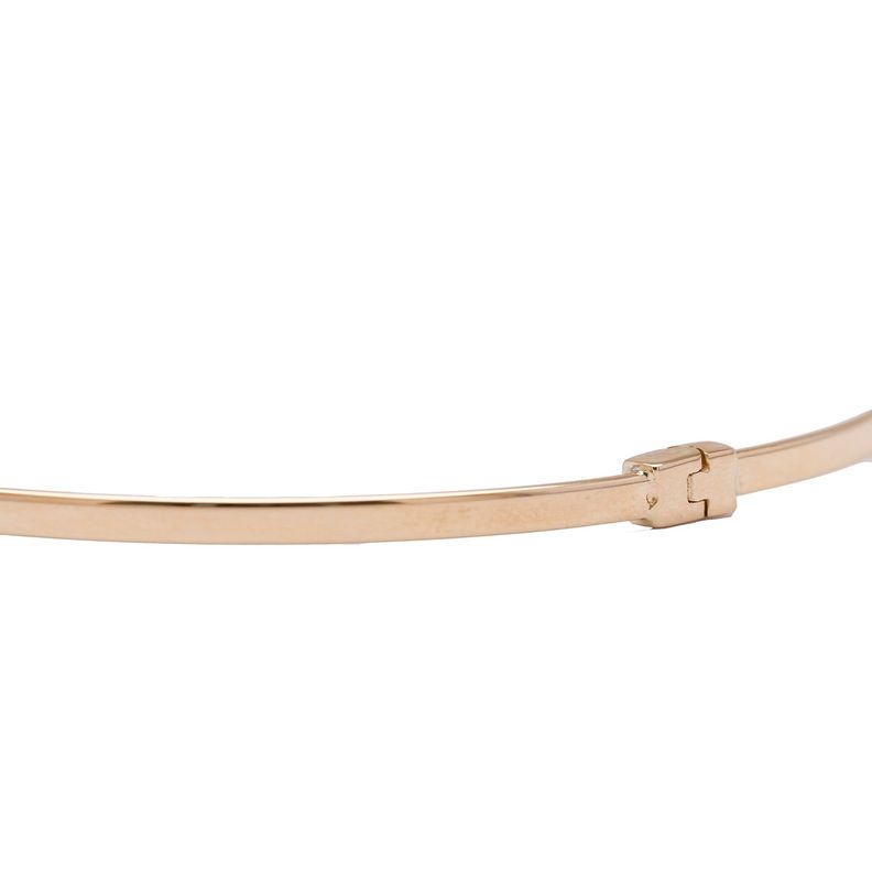 Pulsera de Oro 18kt Esclava Tipo Delgada-1