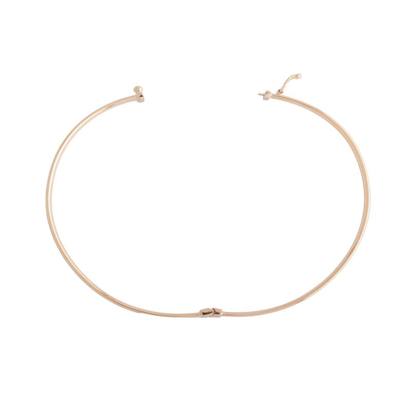 Pulsera de Oro 18kt Esclava Tipo Delgada-2