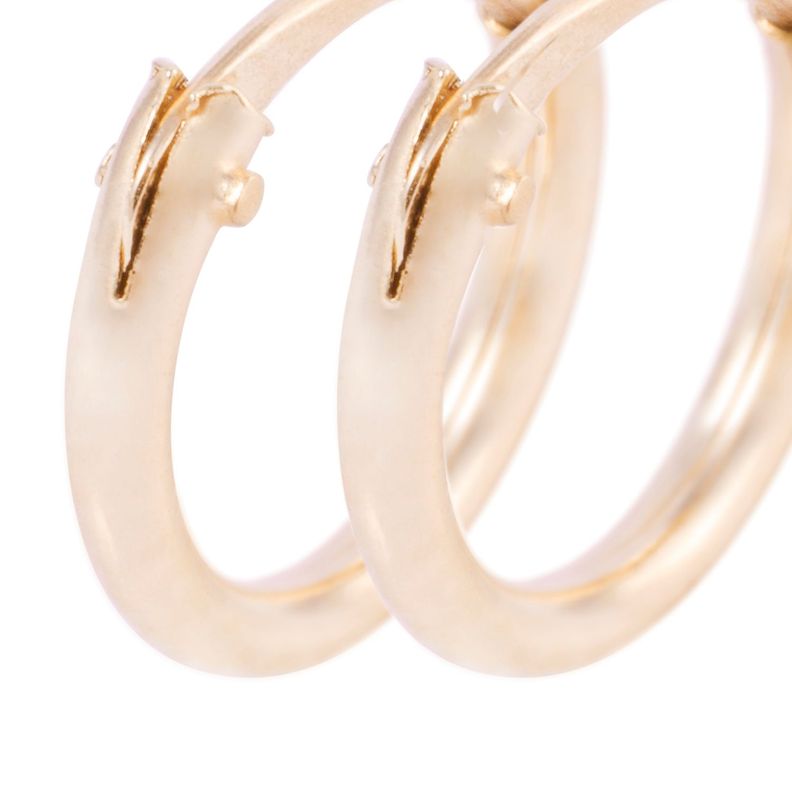 Piercing de Oro de 9kt Argollas pequeñas-1