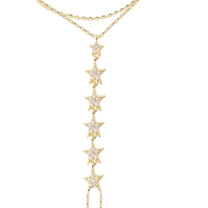 Pulsera de Oro 18kt Circulos en Circon-2