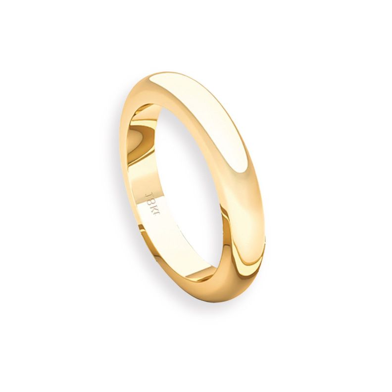 Argolla Matrimonio de Oro Amarillo 18kt Inglés Padua 3,0mm-2