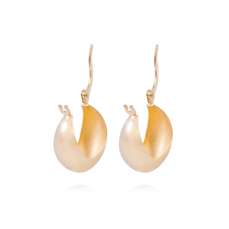 Aros de Oro 18kt Argolla Luna-2