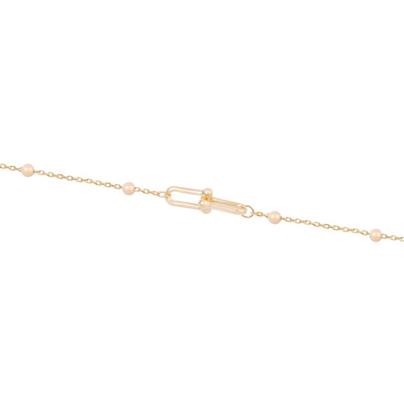 Pulsera de Oro 18kt Eslabones entrelazados-2