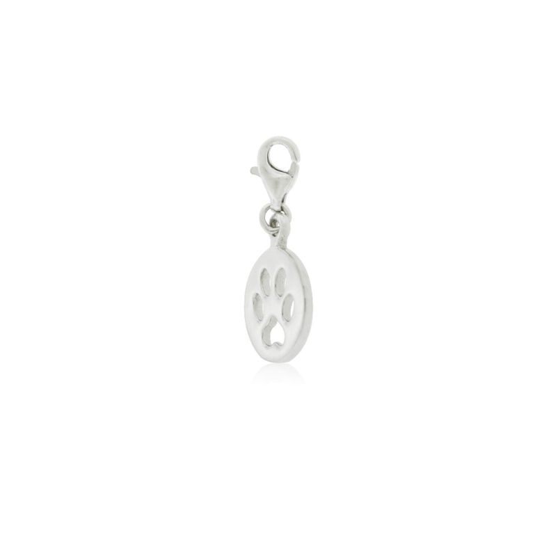 Colgante de Plata Esterlina 925 Patita de Perro-2