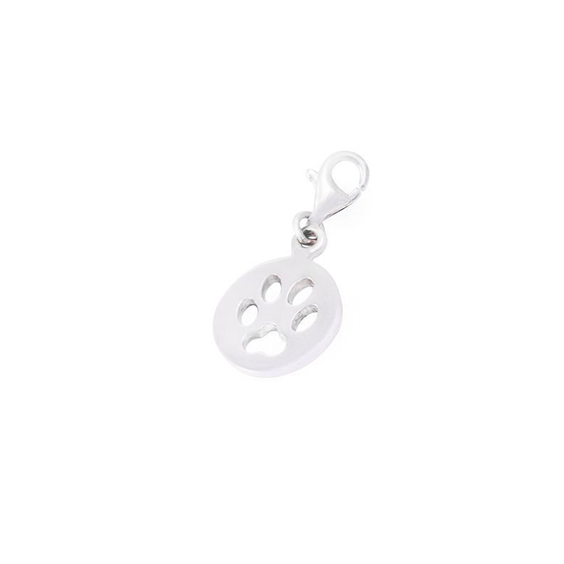 Colgante de Plata Esterlina 925 Patita de Perro-1