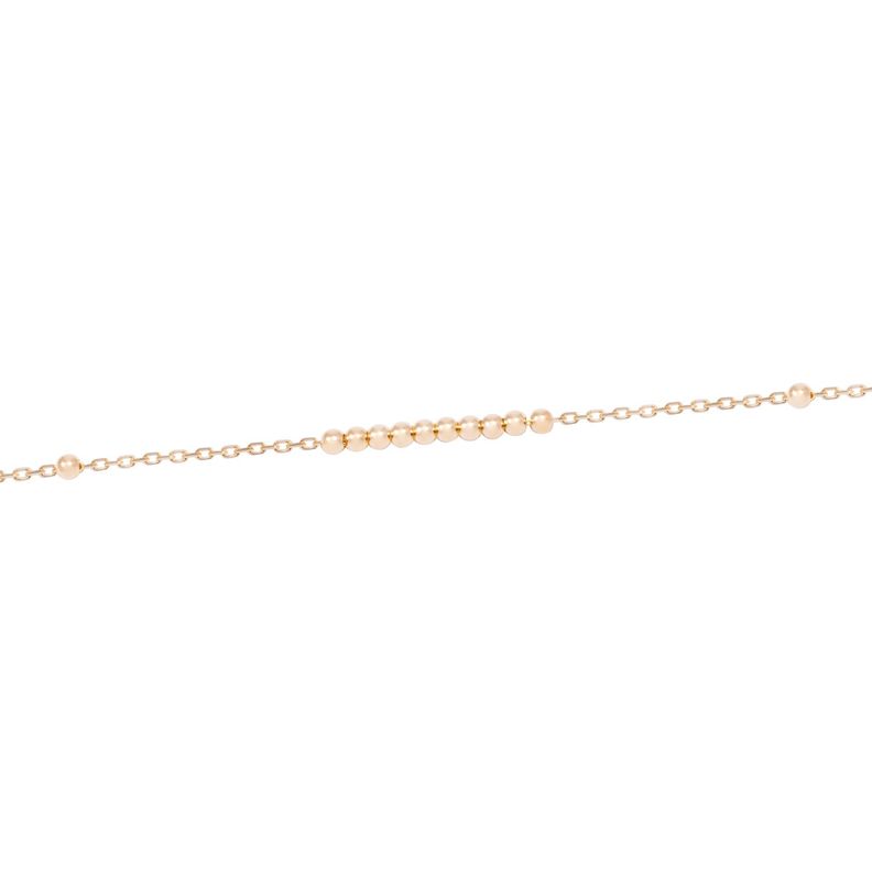 Pulsera Oro Amarillo 18kt Pelotitas-1