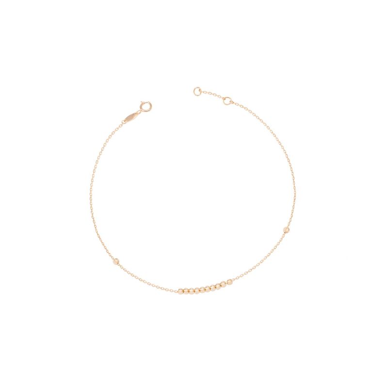 Pulsera Oro Amarillo 18kt Pelotitas-2