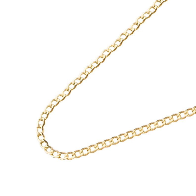 Cadena de Oro 14kt Groumet 1-1
