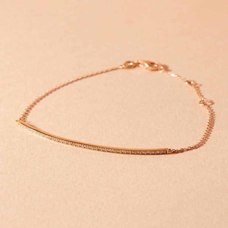 Pulsera Oro Miel 18kt Diamantes 27 Pts | Danielle Costantini-0