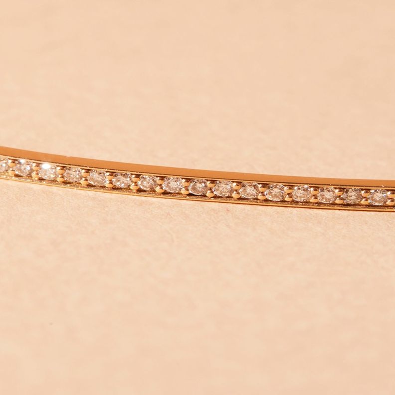 Pulsera Oro Miel 18kt Diamantes 27 Pts | Danielle Costantini-1