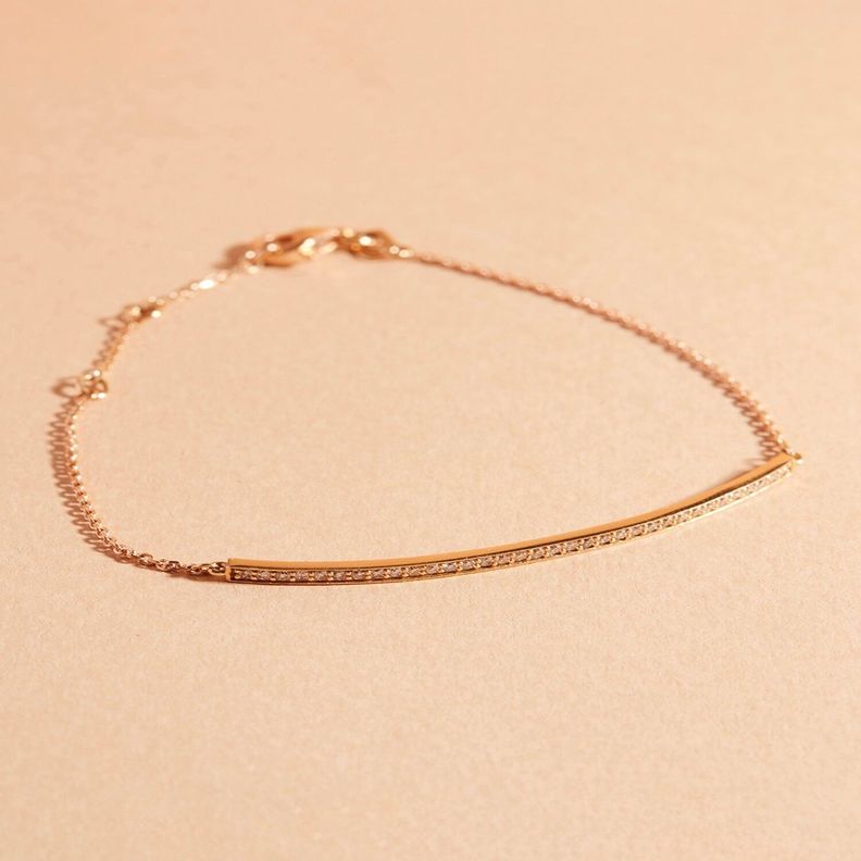 Pulsera Oro Miel 18kt Diamantes 27 Pts | Danielle Costantini-2