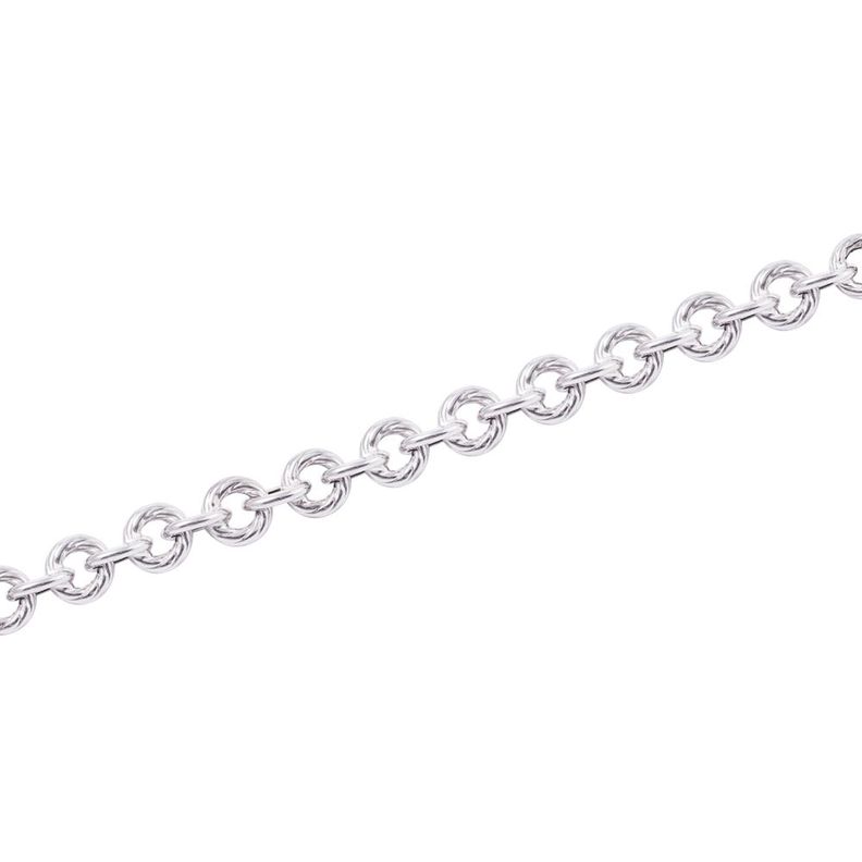 Pulsera de Plata Esterlina 925 Eslabones Facetados-1