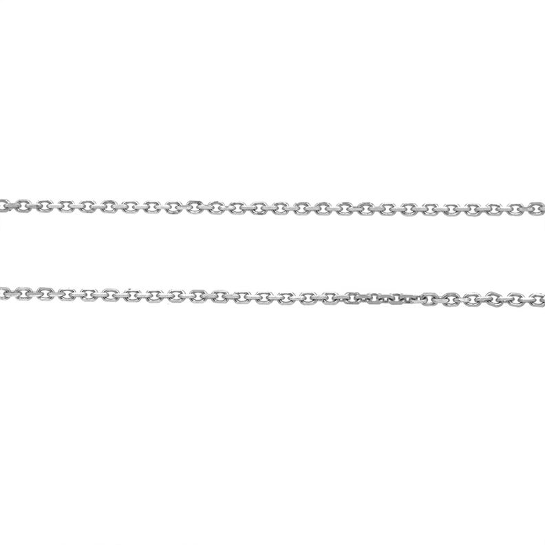 Cadena de Oro Blanco 18kt Limada9-1