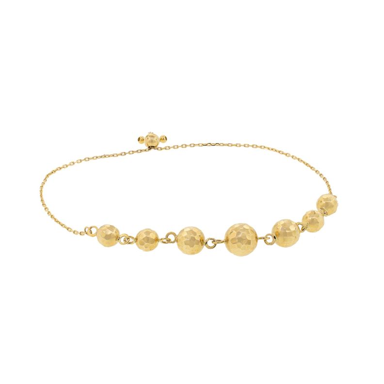 Pulsera de Oro 18kt Facetada-2