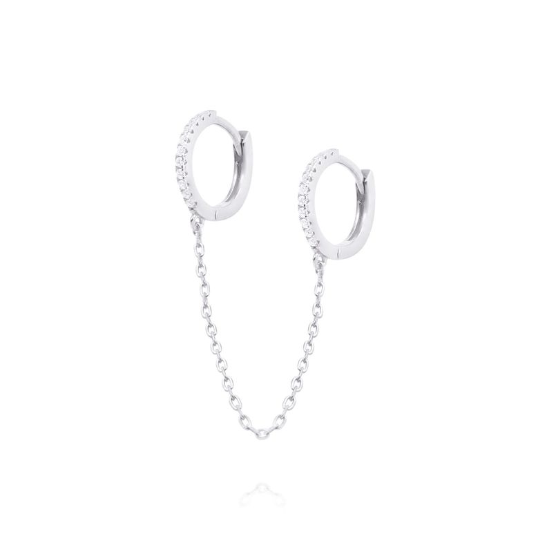 Piercing de Plata Esterlina 925 Argollas colgantes-0