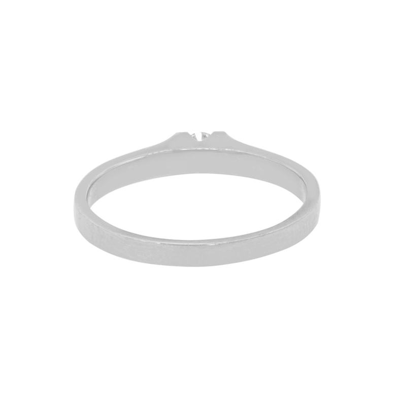 Anillo Compromiso Platino 950  Nantes 1x3ptos Diamante-3