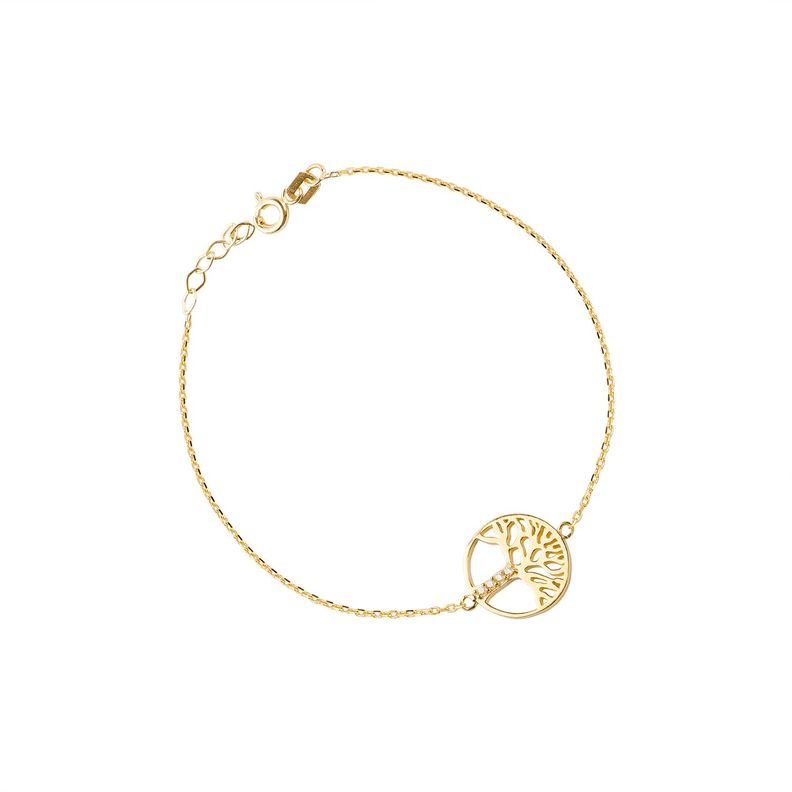 Pulseras de Oro 18kt Árbol de la Vida-0