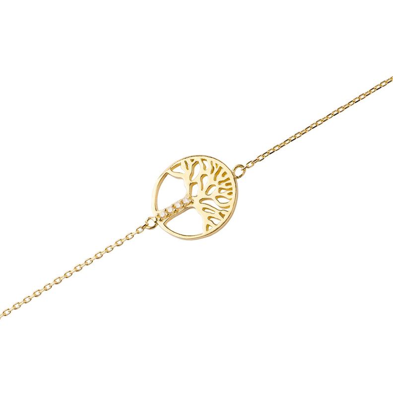 Pulseras de Oro 18kt Árbol de la Vida-1