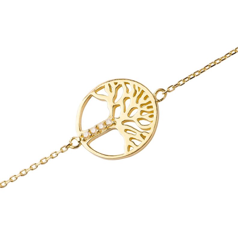 Pulseras de Oro 18kt Árbol de la Vida-2