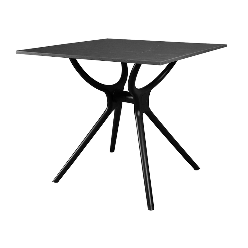 Mesa Cuadrada Modelo Padua Gris-0