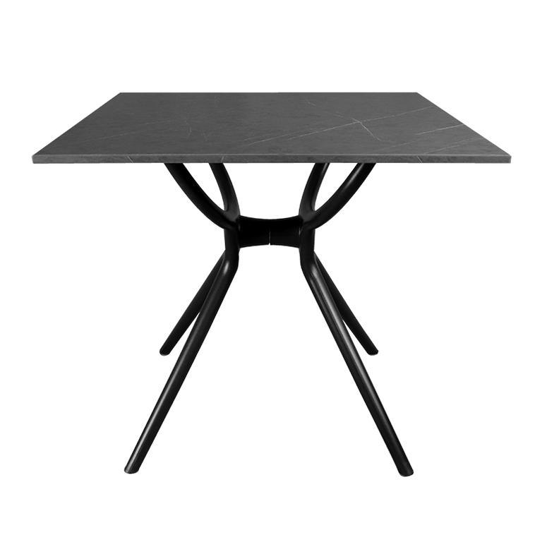 Mesa Cuadrada Modelo Padua Gris-1