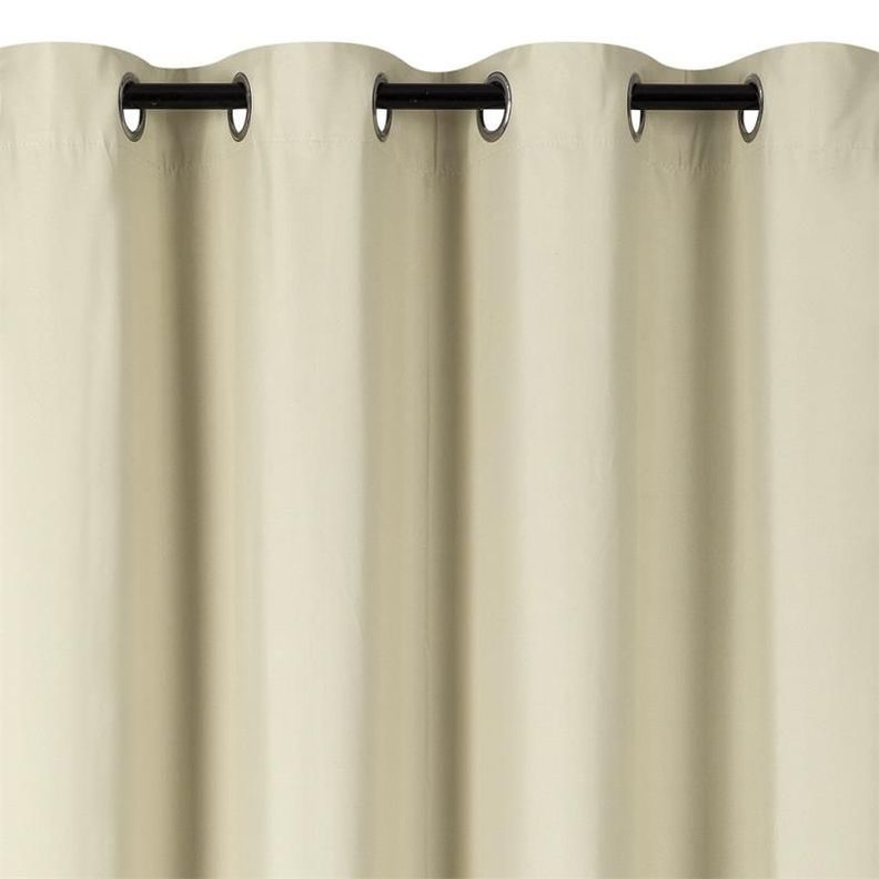 Cortina Blackout Set De Dos Paños Beige-0