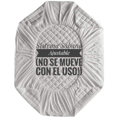 Cubrecolchón Impermeable 180x200+40cm.-5