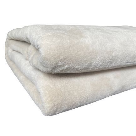 Frazada 2 Plazas Coral Flannel Natural-1