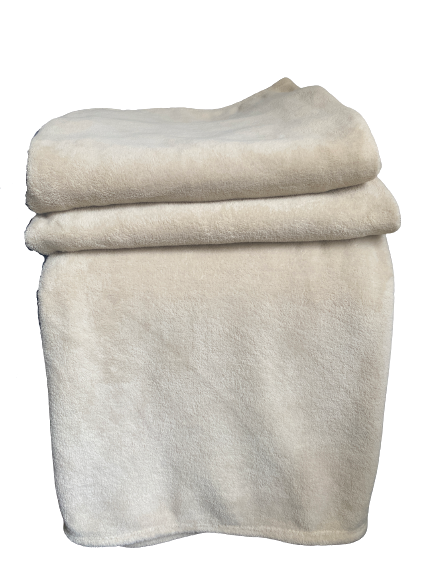 Frazada 2 Plazas Coral Flannel Natural-2