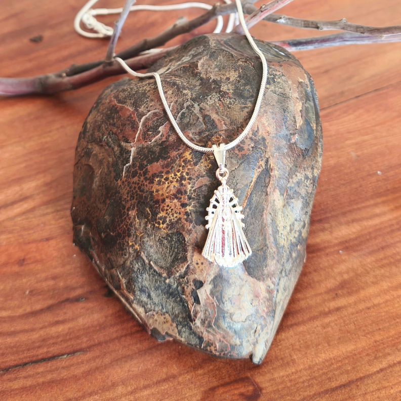 Cadena Virgen del Carmen plata Plateado 2