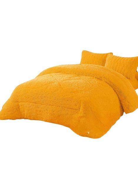 CUBRECAMA PELUDO CON CHIPORRO PLAZA Y MEDIA D21-1