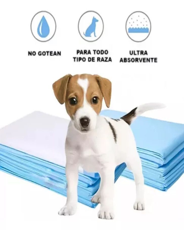40 Sabanillas Pañales Desechable Mascotas Talla XL-0