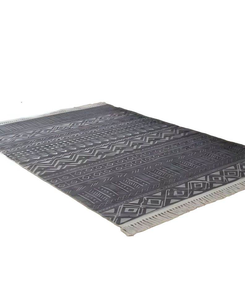 ALFOMBRA DE LINO RESISTENTE 160 X 200 CON FLECOS f03-0