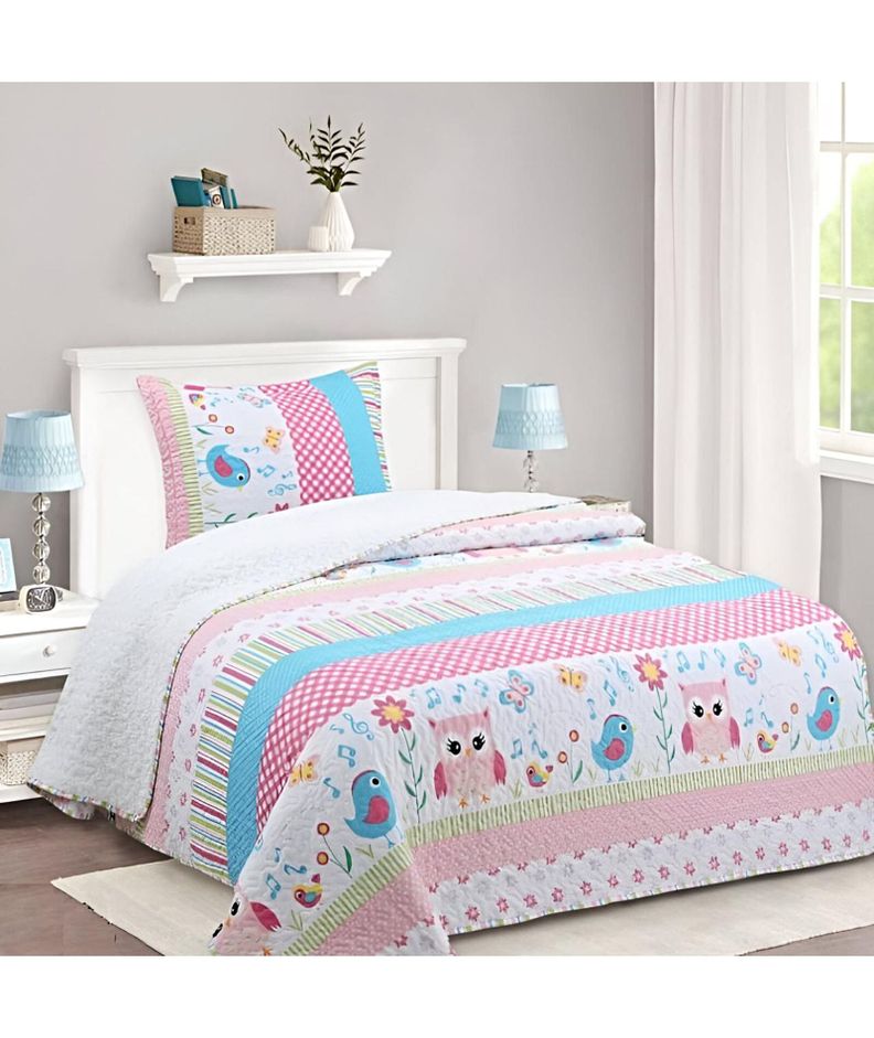 COLCHA QUILT SHERPA INVIERNO PLAZA Y MEDIA C07-2