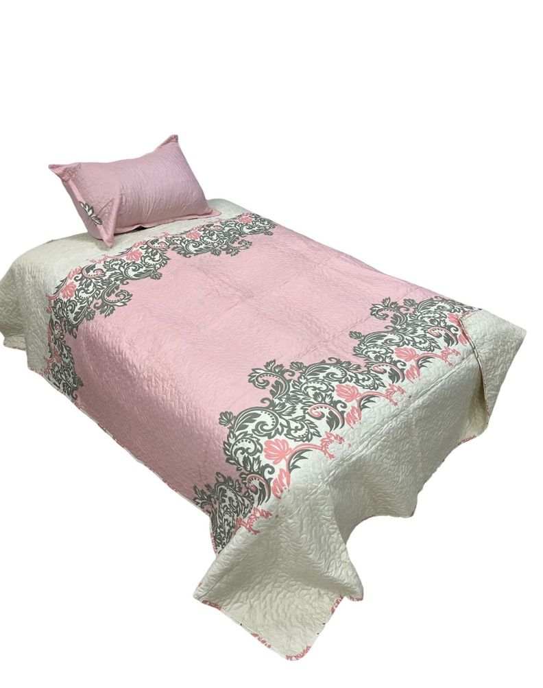 CUBRECAMA QUILT PRIMAVERA VERANO PLAZA Y MEDIA DC12-1