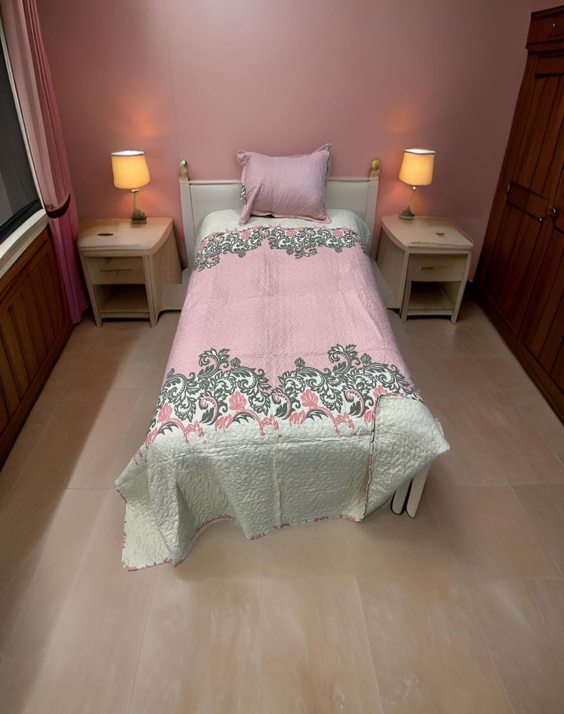 CUBRECAMA QUILT PRIMAVERA VERANO PLAZA Y MEDIA DC12-2