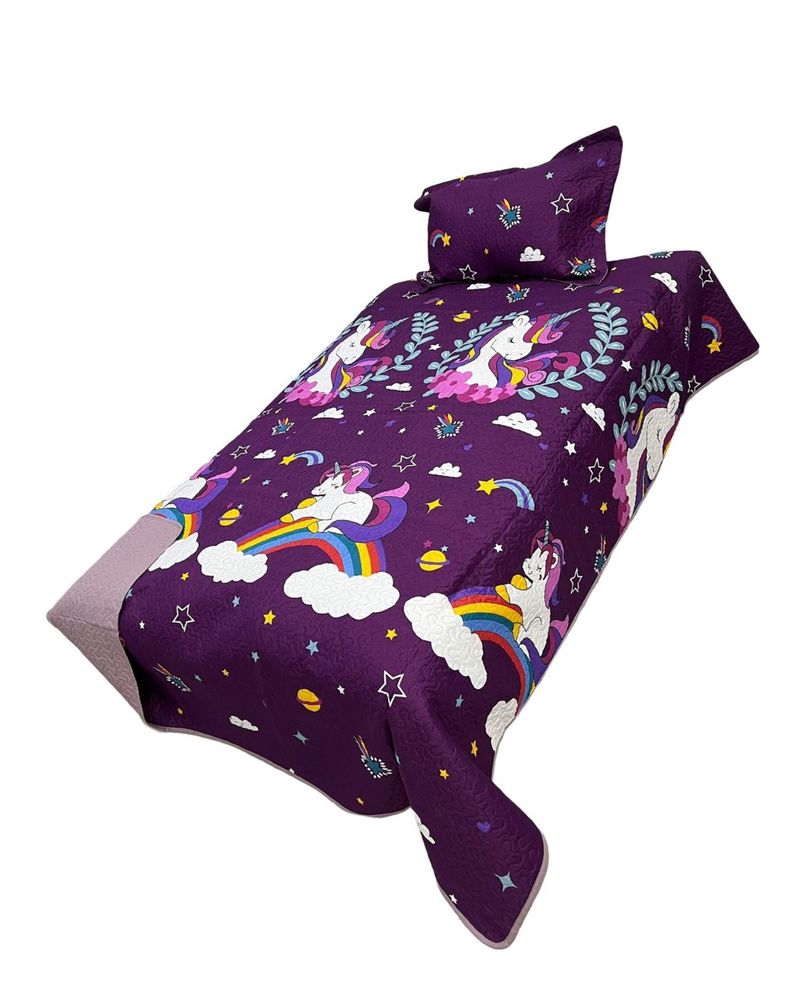 Quilt Cubrecama Primavera Verano de Niñas Plaza y media 008-0