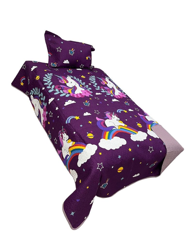 Quilt Cubrecama Primavera Verano de Niñas Plaza y media 008-1