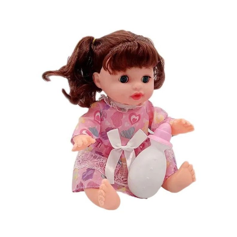 MUÑECA MAS COCHE ROSADO PARA BEBE Y NIÑA-2