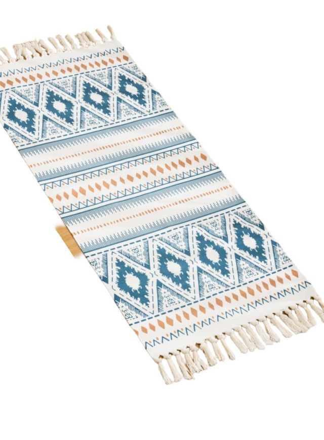 JUEGO DE 2 BAJADA DE CAMA O PASILLERA DE LINO 60X130 CM DC5-0