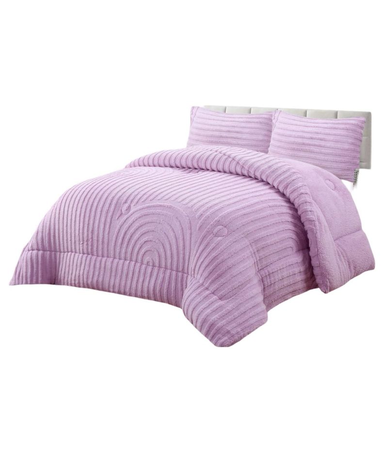 COBERTOR GRUESO PARA INVIERNO KING - SUPER KING LILA-1