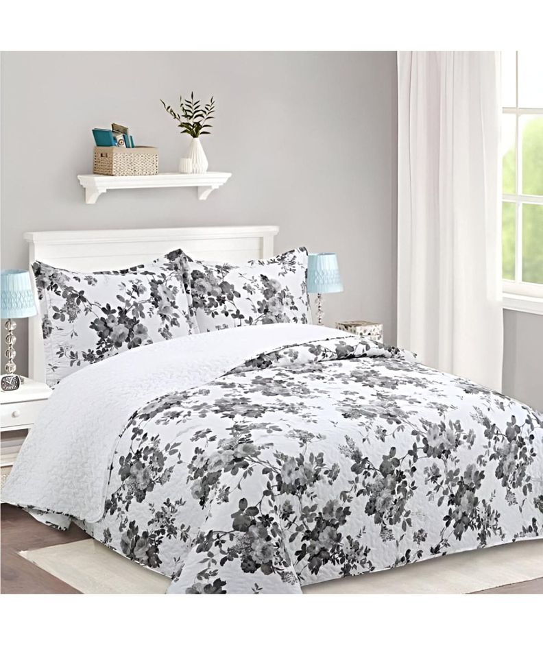COLCHA QUILT SHERPA INVIERNO PLAZA Y MEDIA C02-2